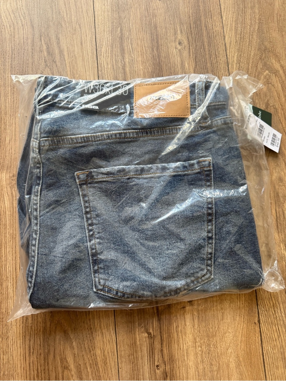 Men's RSQ Blue Denim Jeans - Classic Straight Fit